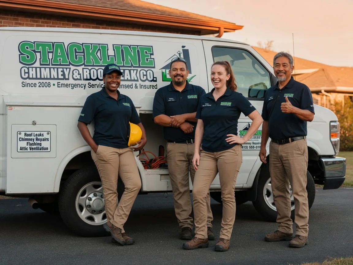 Chimney flashing repair company in Easton, KS